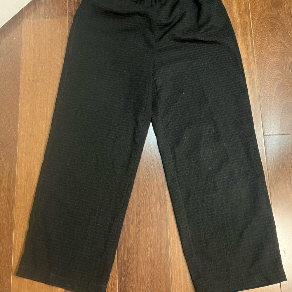 Madewell Textured Black Women's Trousers